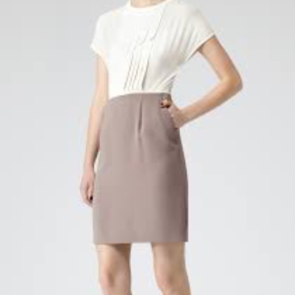 Reiss Valentin Pleat Front Dress - Picture 6 of 6